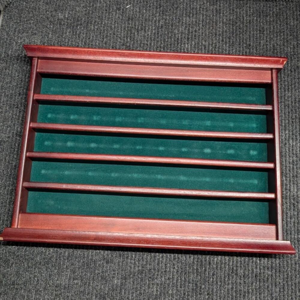 Vintage 5 Tier Golf Ball Display Rack Wall Mounted Trinket Decor Knick Knacks